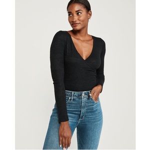 Abercrombie and Fitch Soft AF Wrap Bodysuit